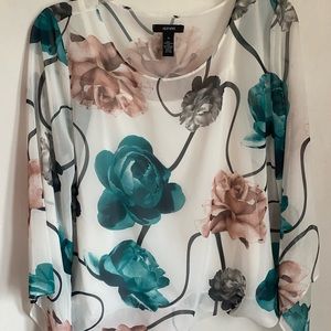 floral blouse